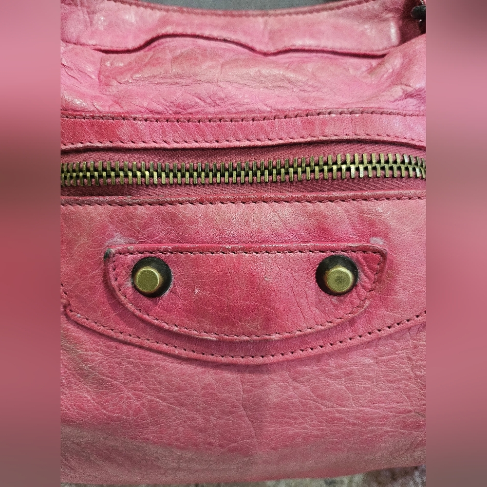 Balenciaga Hot Pink City Bag - Picture 7 of 16